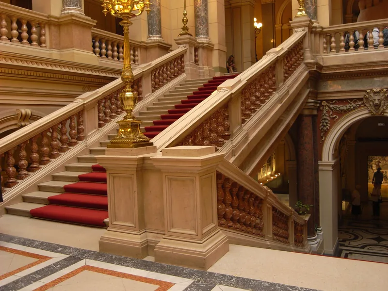 Hand-carved Quyang stone balustrade railing